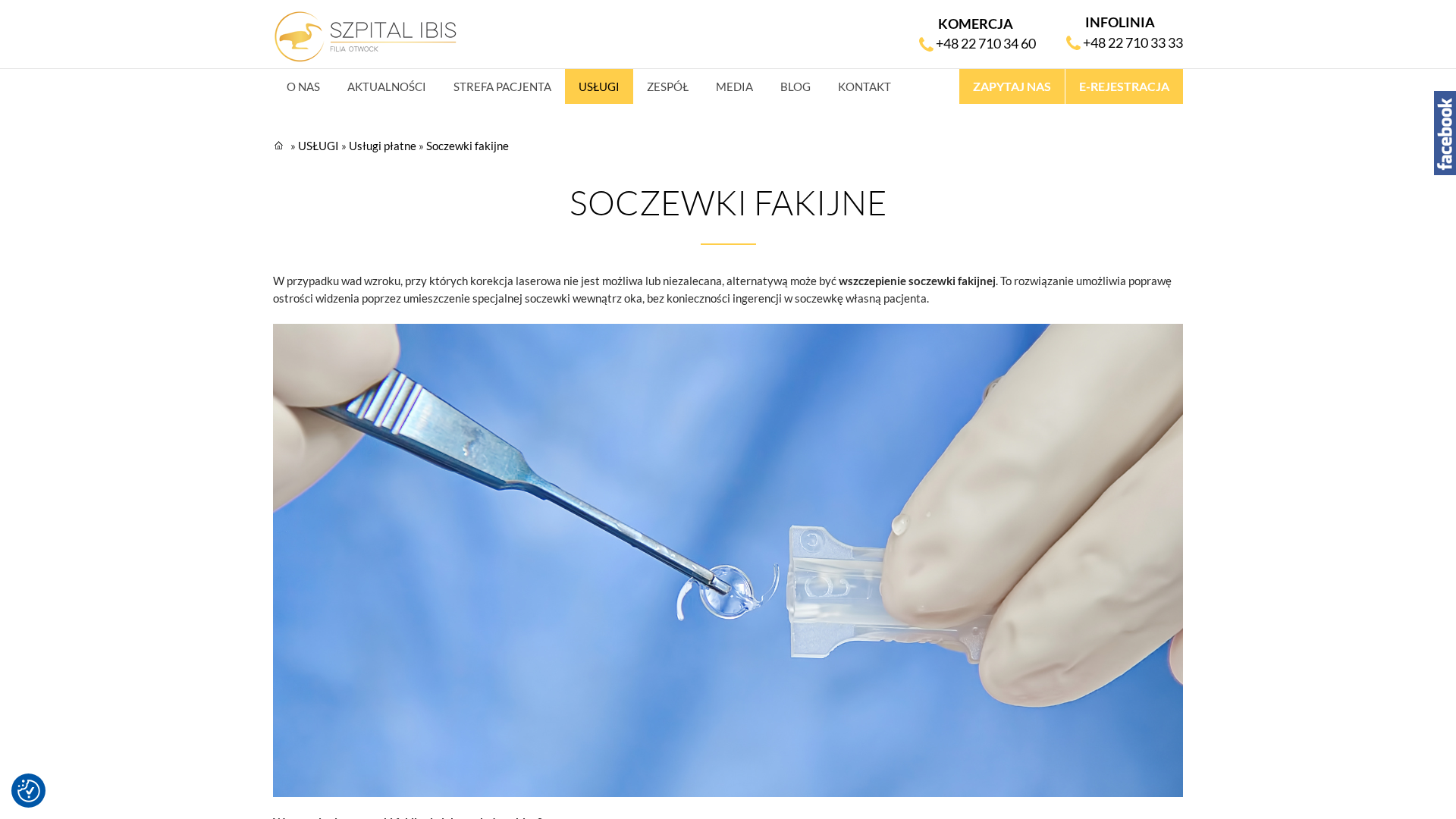Na czym polega wszczepienie soczewki fakijnej i jak przebiega przygotowanie do zabiegu?