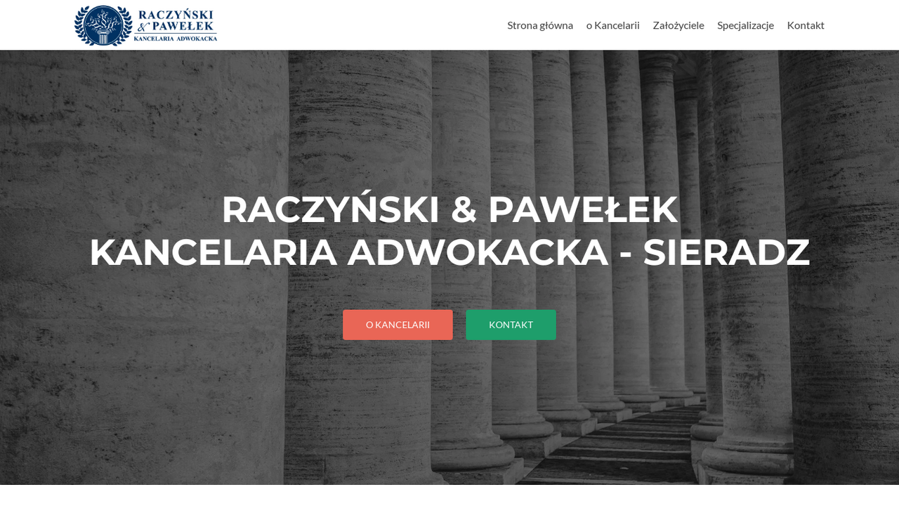 Raczyński & Pawełek Kancelaria Adwokacka Sieradz cover